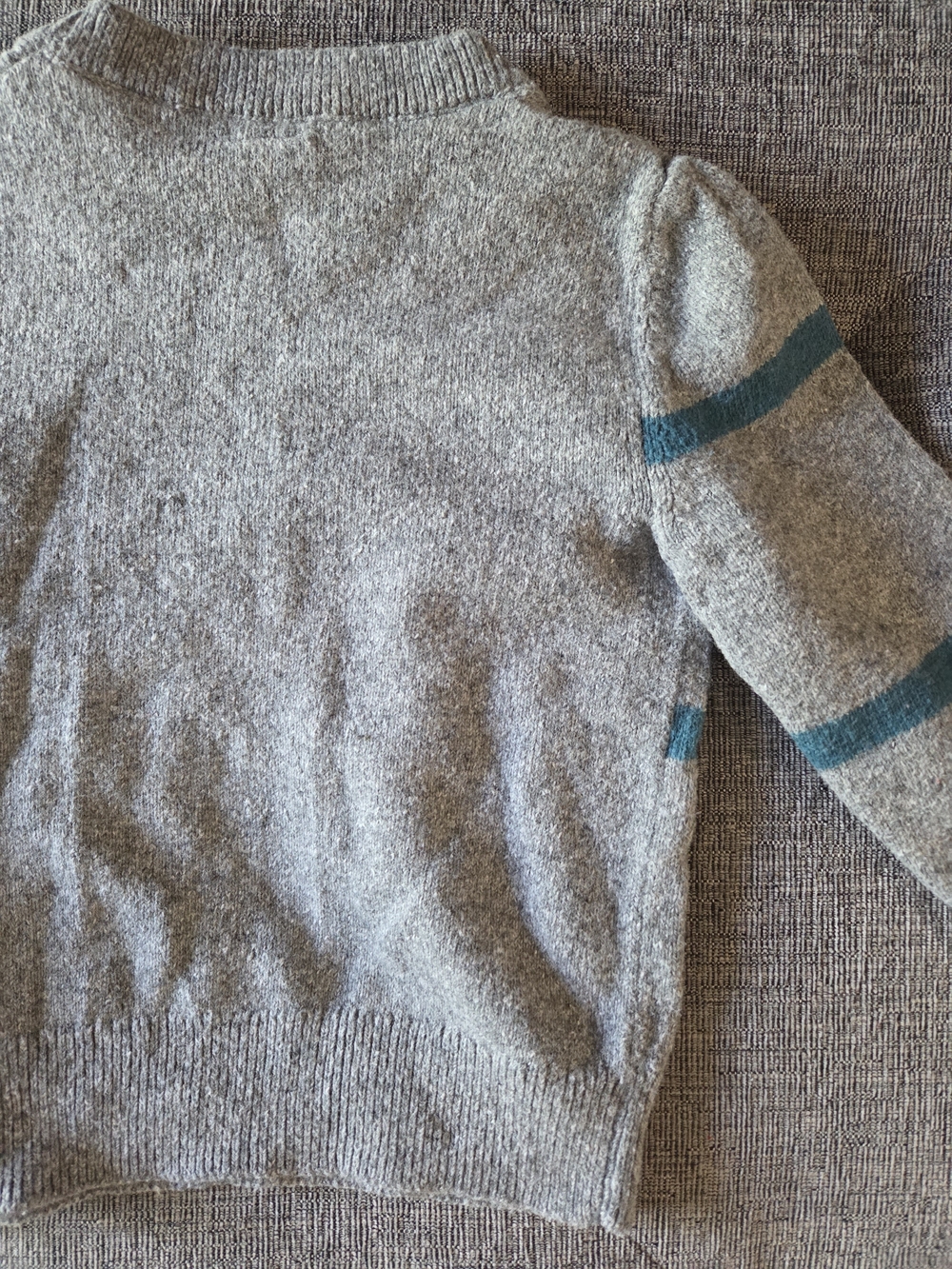 BABY GAP Boys Gray and Blue Sweater with GAP Logo Size 3T - Picture 8 of 9